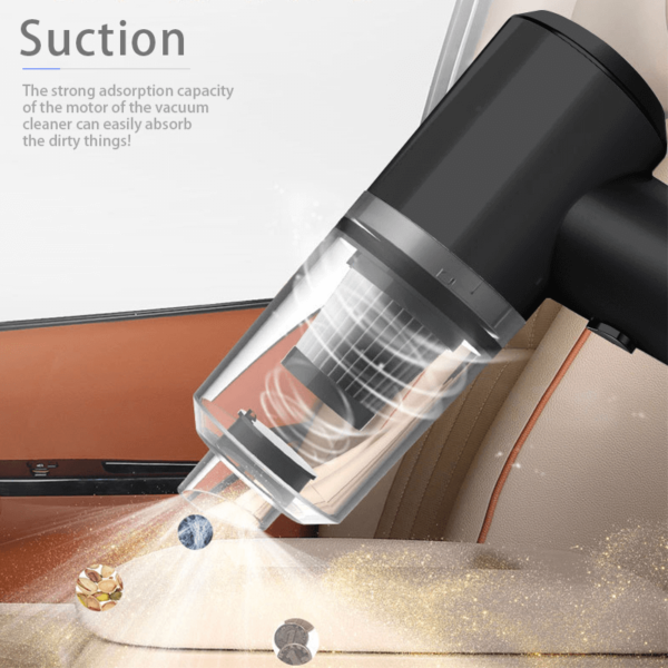 Multi-functional Car Portable Wireless Vacuum Cleaner - Image 2