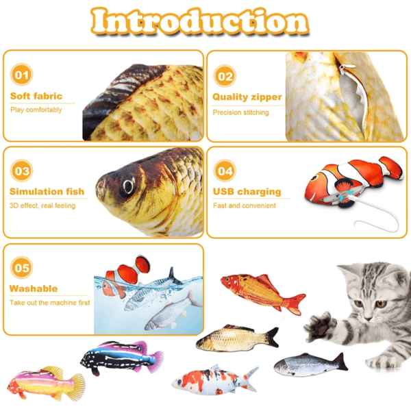 Floppy Fish Cat Toy - Image 3