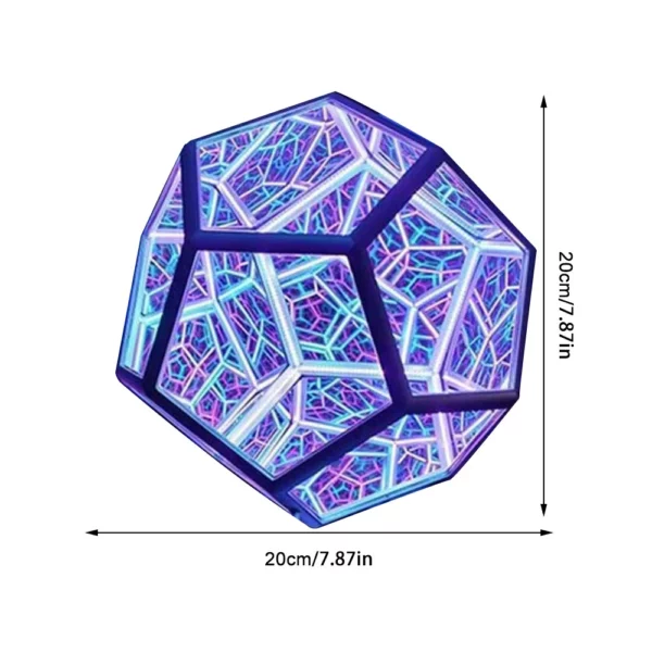 Infinite Dodecahedron Color Art Light - Image 4