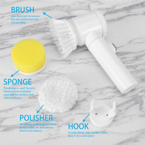 Portable 5 In 1 Electric Clean Brush - Image 6