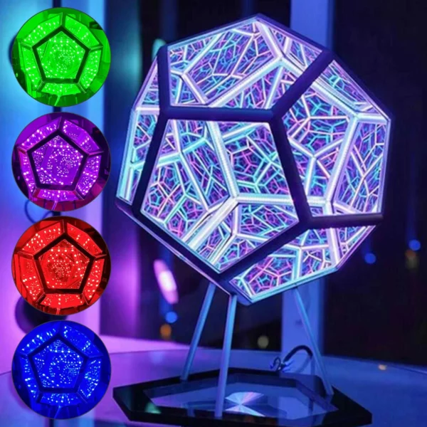 Infinite Dodecahedron Color Art Light - Image 2