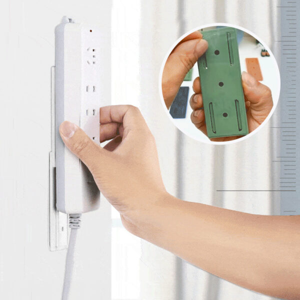 Adhesive Punch-Free Socket Holder (10Pcs/Pack)
